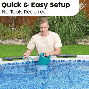 Bestway Flowclear Einhängeskimmer für Filtersysteme ab 2.006 l/h, Rechteckig
