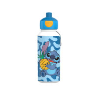 Mepal - Trinkflasche Pop-up Campus - Wasserflasche - Auslaufsichere Flasche für die Schule - Wiederverwendbar - BPA-frei & Spülmaschinenfest - 400 ml - Stitch