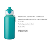 Mepal - Trinkflasche Pop-up Campus - Wasserflasche - Auslaufsichere Flasche für die Schule - Wiederverwendbar - BPA-frei & Spülmaschinenfest - 400 ml - Stitch
