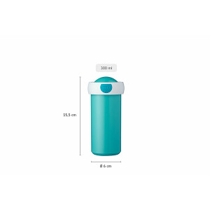 Mepal - Verschlussbecher Campus - Trinkbecher - Auslaufsicherer Wasserflasche für Kinder - Wiederverwendbarer Becher - BPA-frei & Spülmaschinenfest - 300 ml - Stitch