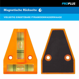 ProPlus 341215 Magnetische Wasserwaage für Wohnwagen, Wohnmobil und Caravan, 28