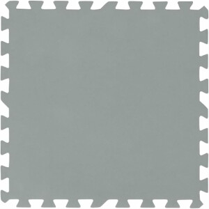 Bestway | Flowclear Pool-Bodenschutzfliesen-Set XL | 18 Stück á 50 x 50 cm | Grau | idealer Schutz für Pool und Rasenfläche
