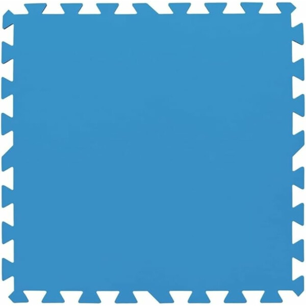 Bestway | Flowclear Pool-Bodenschutzfliesen | 9 Stück á 50 x 50 cm | Blau | ideal um Schutz des Poolbodens und des Rasens