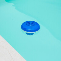 Steinbach | Chlordosierschwimmer Mini | kompakte Größe | blau | ideal zur Poolpflege | einfache Handhabung