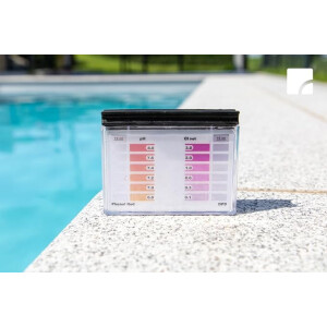 STEINBACH | Testkit für pH-Wert & freies Chlor | inklusive 20 Tabletten | ideal für präzise Wasseranalysen