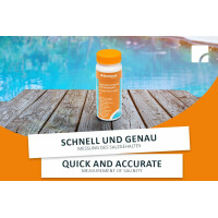 Steinbach | Quicktest Streifen | ideal zur schnellen Bestimmung des Salzgehalts | 20 Stück | einfache Handhabung | präzise Ergebnisse für zuverlässige Poolpflege