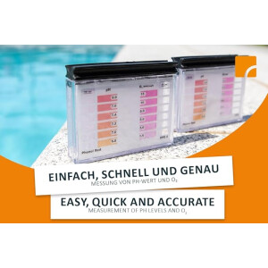 Steinbach | Testkit für pH-Wert & Sauerstoff | inkl. 20 Tabletten | präzise Messung | einfach in der Anwendung | ideal zur Pool- und Wasserpflege