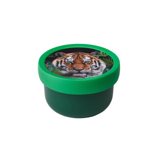 Mepal - Obstbox Campus - Snackbox für Kinder - Spülmaschinen- und mikrowellenfest - BPA-frei - 300 ml - Wild Tiger