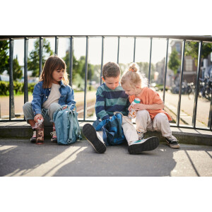 Mepal - Obstbox Campus - Snackbox für Kinder - Spülmaschinen- und mikrowellenfest - BPA-frei - 300 ml - Dino