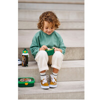 Mepal - Obstbox Campus - Snackbox für Kinder - Spülmaschinen- und mikrowellenfest - BPA-frei - 300 ml - Dino