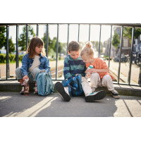 Mepal - Obstbox Campus - Snackbox für Kinder - Spülmaschinen- und mikrowellenfest - BPA-frei - 300 ml - Dino