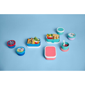 Mepal Brotdose Kinder - Bento Box Kinder - Brotdose Kinder mit Fächern & Gabel - Meal Prep Box mit Clip-Verschluss - BPA-frei & Spülmaschinenfest - 750 ml - Frozen Sisters Forever