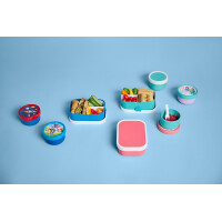 Mepal | Kinder Obst- und Bento Box | Campus meets Fruits | Spülmaschinenfest & BPA-frei | 300 & 750 ml | Mit Fächern, Gabel & Clip-Verschluss | Perfekt für Snacks & Mahlzeiten | Forzen Sisters Forever