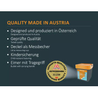 Steinbach | Dosierschwimmer Starter Kit inkl. Total Blue | 12,5 cm Ø | langsamlöslich 20 g | Poolwasser sauber und kristallklar | ideal zur Poolpflege