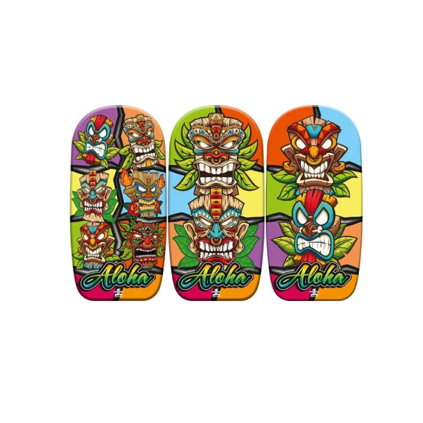 Neustanlo | Bodyboard | Motiv: Tiki | 92 cm | hochwertiges EPS | ideal als Schwimmhilfe Kickboard Surfbrett Surfboard oder Schwimmbrett