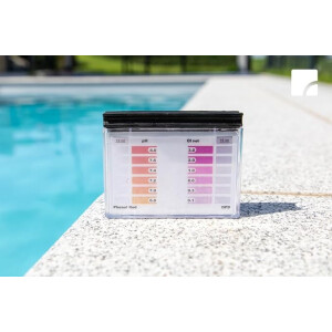 STEINBACH | Testkit für pH-Wert und freies Chlor | Pooltest Starter-Kit inkl. je 40 Tabletten Chlor DPD1 und pH-Wert Phenol Red | Genaue, schnelle und einfache Messung