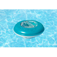 Bestway | Flowclear Dosierschwimmer Blau Weiß | 16 cm Ø | Poolwasser sauber und kristallklar