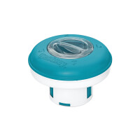 Bestway | Flowclear Dosierschwimmer Blau Weiß | 16 cm Ø | Poolwasser sauber und kristallklar
