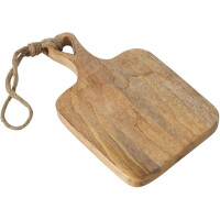 Boltze | Schneidbrett Lela | Mango-Holz | Herzausschnitt im Griff | Größe: 30x19x2 cm | mit praktischer Schlaufe