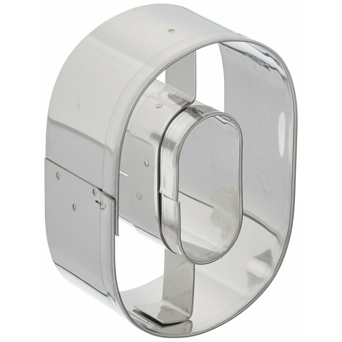 Staedter Haus Cookie Cutter edelstahl 6,5 cm, silber, Nummer