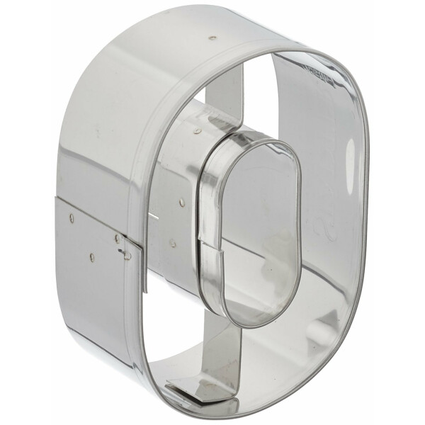 Staedter Haus Cookie Cutter edelstahl 6,5 cm, silber, Nummer 0