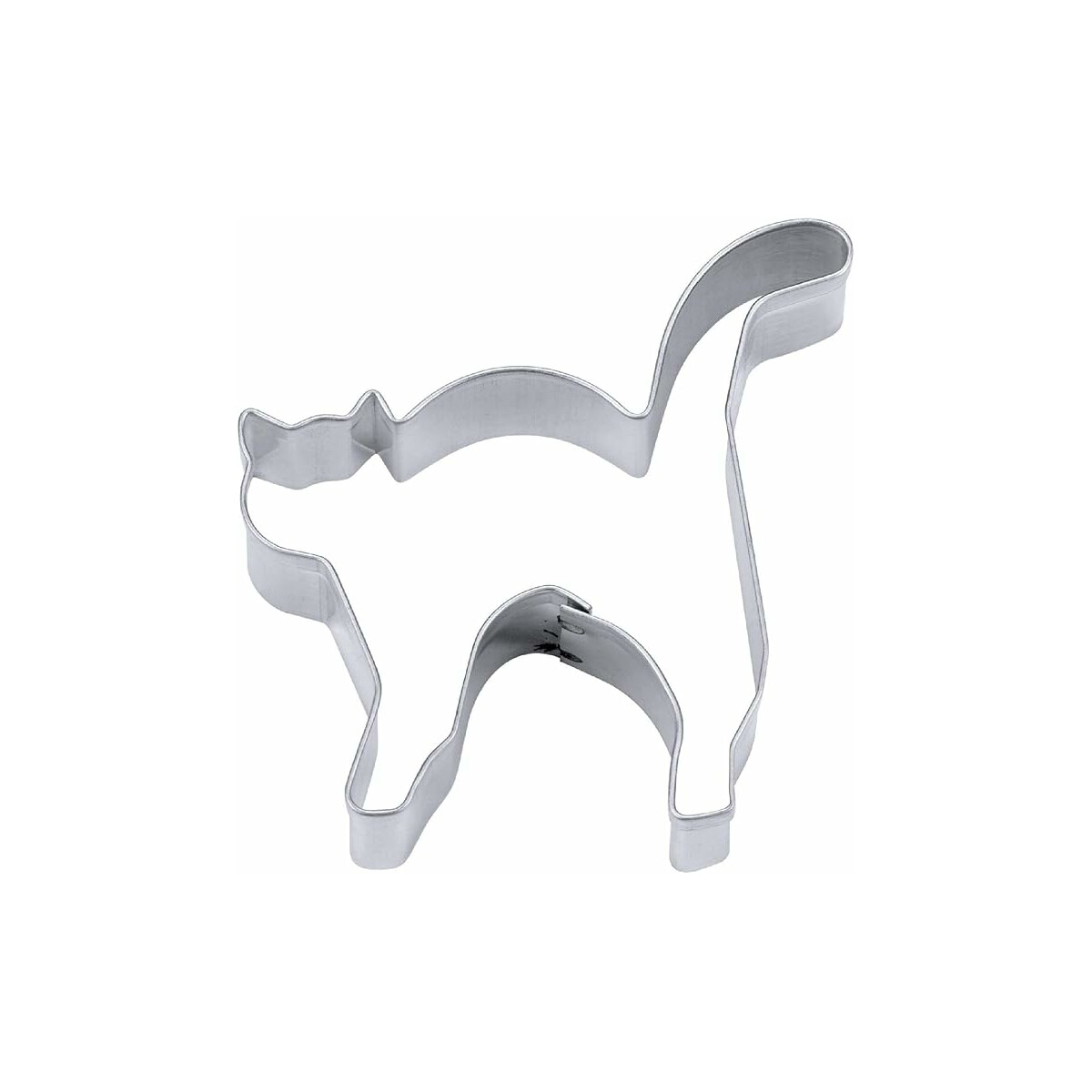 Staedter Haus Edelstahl Katze Form Cookie Cutter mit Humpbac