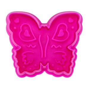 Städter Präge-Ausstecher Schmetterling 6,0 cm Pink