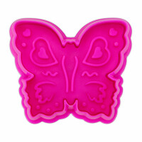 Städter Präge-Ausstecher Schmetterling 6,0 cm Pink