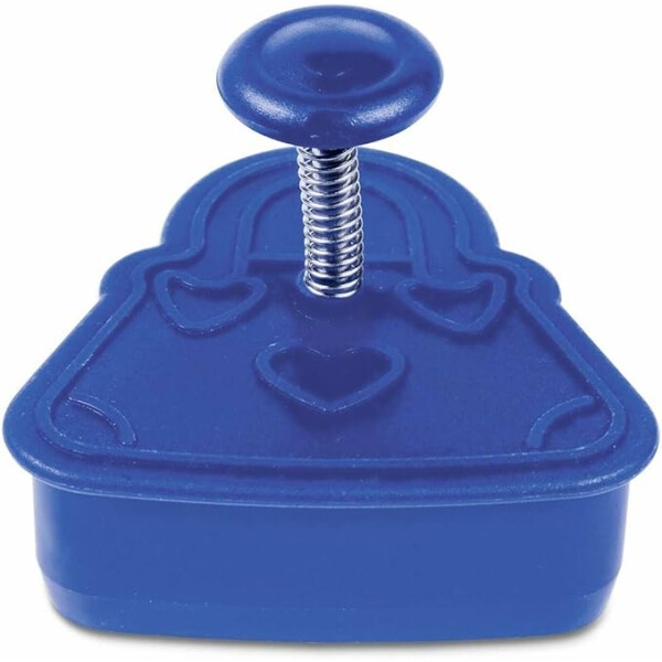 Städter Ausstechform, Plastik, Blau ca. 5cm