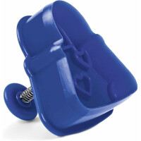 Städter Ausstechform, Plastik, Blau ca. 5cm