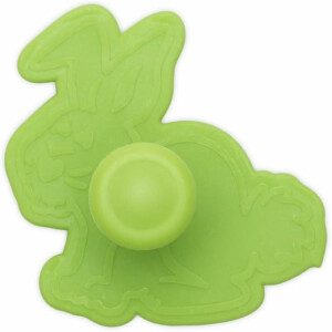 Städter Ausstechform, Plastik, grün, Hase ca. 6cm