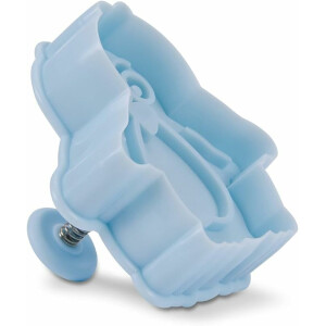 Städter | Präge-Ausstecher mit Auswerfer Pinguin ca. 6 cm Hellblau