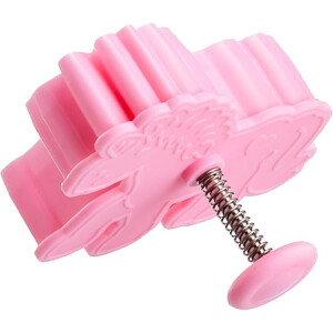 Städter Einhorn Ausstechform, Plastik, Rosa, ca. 7 cm