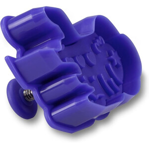 Staedter Städter Präge-Ausstecher Flugzeug 6,5 cm Blau