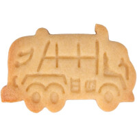 Staedter Städter Präge-Ausstecher Müllauto 7,5 cm Orange