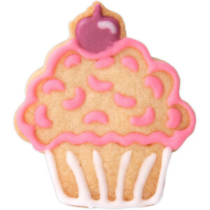 Städter Präge-Ausstecher Muffin 6 cm Pink