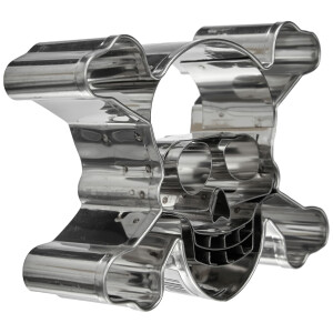 Städter Ausstechform, Edelstahl, Silber, 9 x 30 x 30 cm