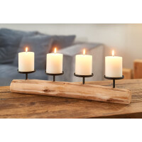 Boltze | Kerzenständer Tempe | stilvolles Design | ideal für Esstisch oder Kommode | edles Design für Weihnachtsdekoration | Adventskranz ohne Kerzen