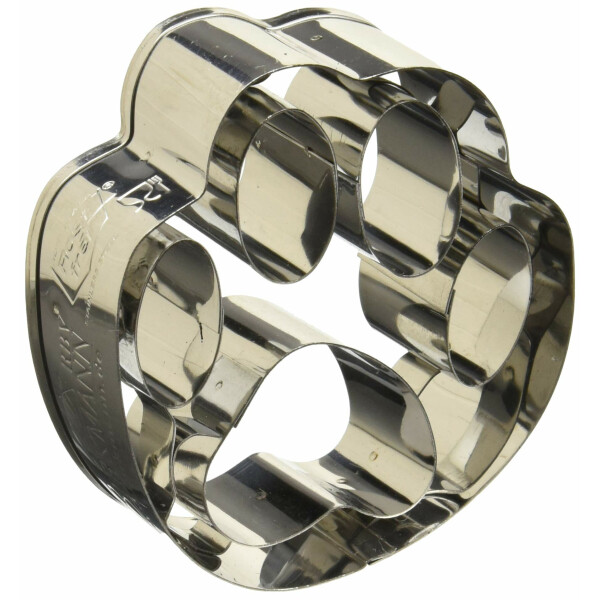 Birkmann | Ausstechform Pfote, Ausstecher für Plätzchen, 6 cm, Edelstahl