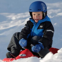 Hamax | Lenkschlitten | SNO Fantasy | Kältebeständiges Polyethylen | 95 cm | Action auf der Rodelbahn