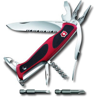Victorinox Schweizer Taschenmesser, Ranger 174 W, Multitool, Swiss Army Knife mit 17 Funktionen, Kombi-Spitzzange, Feststellklinge