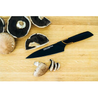 Fiskars Kochmesser, Modernes Design, Gesamtlänge: 27 cm, Qualitätsstahl/Kunststoff, Edge, 1003095, Schwarz
