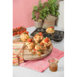 Original Kaiser Inspiration Brötchen Backform perforiert 28 x 19 cm, Backform für 6 Brötchen, antihaftbeschichtet, sauerteigbeständig