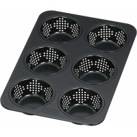 Original Kaiser Inspiration Brötchen Backform perforiert 28 x 19 cm, Backform für 6 Brötchen, antihaftbeschichtet, sauerteigbeständig