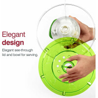 Zyliss E940012U Salatschleuder, ABS, Green Easy Spin