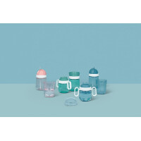 Mepal – Auslausicherer Antitropf-Trinklernbecher – Ab 6 Monaten – Baby Trinkbecher – Spülmaschinengeeignet – BPA frei – 200ml – Sailors Bay