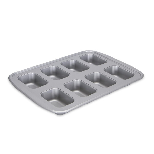 Städter We Love Baking Backform Mini-Cake, Metall, Silber, 38,5 x 27,5 cm