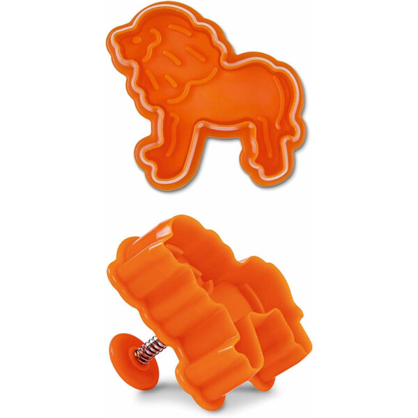 Städter Ausstechform, Plastik, orange, 5.5 x 30 x 30 cm