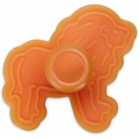 Städter Ausstechform, Plastik, orange, 5.5 x 30 x 30 cm
