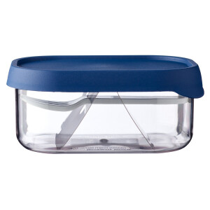 Mepal | Obstbox Take a Break | kompakte Obstbox für unterwegs | inklusive kleiner Obstgabel | ideal für frisches Obst | passt in Take a Break Lunchbox | 250 ml | Nordic Denim         ,         "annotations": []